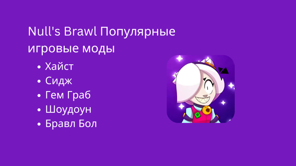 игровые режимы в Null's Brawl